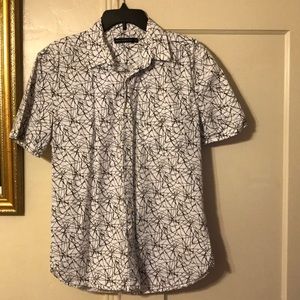 Patterned button down